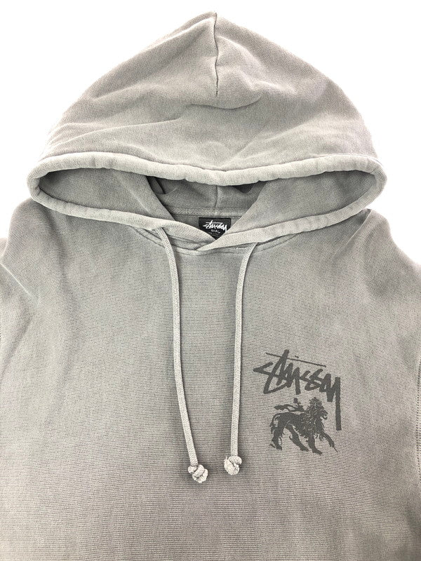 【中古品】【メンズ】 STUSSY ステューシー PIGMENT HOODIE R4000P1G23 ピグメント フーディー パーカー トップス 142-260709-rt-27-tag サイズ：S カラー：グレー 万代Net店