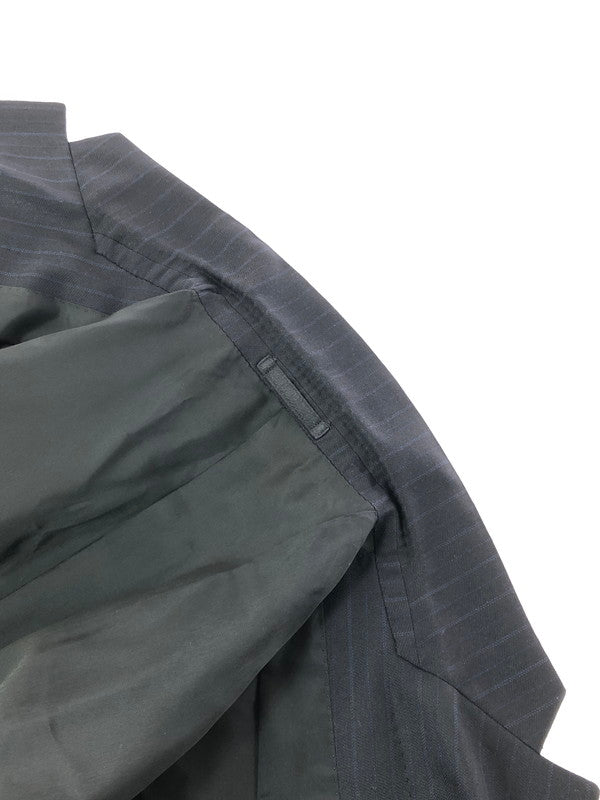 【中古品】【メンズ】 COMME DES GARCONS HOMME DEUX コムデギャルソン オム ドゥ STRIPE TAILORED JACKET DN-J001 04AW ストライプ テーラード ジャケット 140-260519-na-14-tagh サイズ：L カラー：ネイビー系 万代Net店