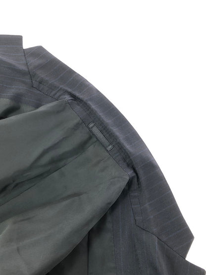 【中古品】【メンズ】 COMME DES GARCONS HOMME DEUX コムデギャルソン オム ドゥ STRIPE TAILORED JACKET DN-J001 04AW ストライプ テーラード ジャケット 140-260519-na-14-tagh サイズ：L カラー：ネイビー系 万代Net店