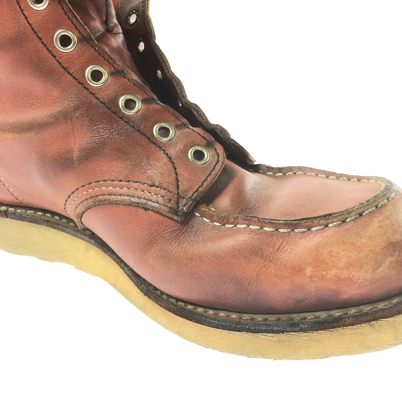 【現状渡し品】【メンズ】 RED WING レッドウィング 6INCH CLASSIC MOC 8875 6インチ クラシック モック ブーツ 靴 165-260605-na-19-tagh サイズ：27.5cm US 9 1/2 カラー：ブラウン系 万代Net店