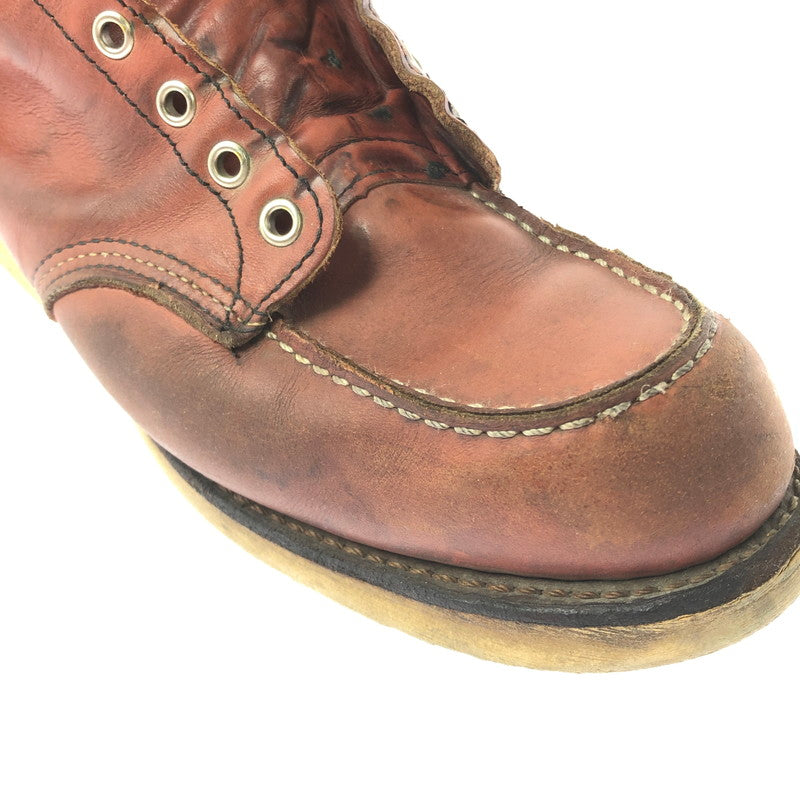 【現状渡し品】【メンズ】 RED WING レッドウィング 6INCH CLASSIC MOC 8875 6インチ クラシック モック ブーツ 靴 165-260605-na-19-tagh サイズ：27.5cm US 9 1/2 カラー：ブラウン系 万代Net店