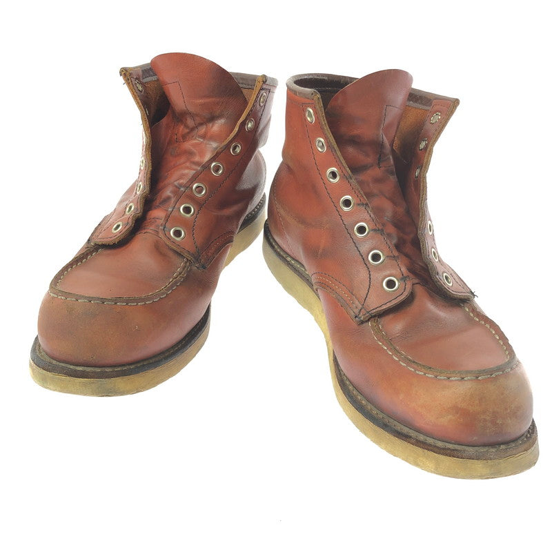 【現状渡し品】【メンズ】 RED WING レッドウィング 6INCH CLASSIC MOC 8875 6インチ クラシック モック ブーツ 靴 165-260605-na-19-tagh サイズ：27.5cm US 9 1/2 カラー：ブラウン系 万代Net店