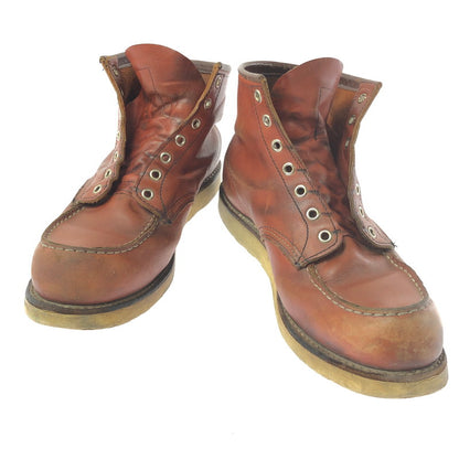 【現状渡し品】【メンズ】 RED WING レッドウィング 6INCH CLASSIC MOC 8875 6インチ クラシック モック ブーツ 靴 165-260605-na-19-tagh サイズ：27.5cm US 9 1/2 カラー：ブラウン系 万代Net店