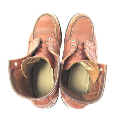 【現状渡し品】【メンズ】 RED WING レッドウィング 6INCH CLASSIC MOC 8875 6インチ クラシック モック ブーツ 靴 165-260605-na-19-tagh サイズ：27.5cm US 9 1/2 カラー：ブラウン系 万代Net店