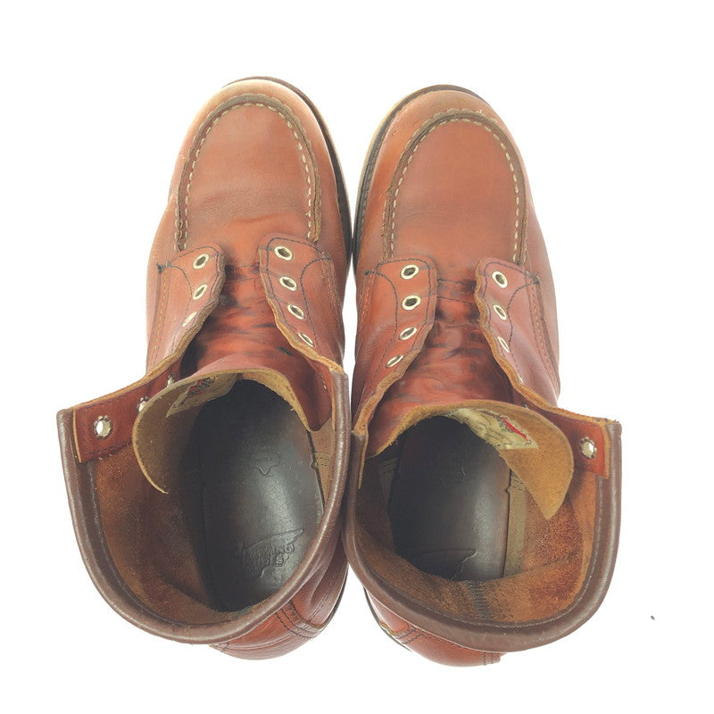 【現状渡し品】【メンズ】 RED WING レッドウィング 6INCH CLASSIC MOC 8875 6インチ クラシック モック ブーツ 靴 165-260605-na-19-tagh サイズ：27.5cm US 9 1/2 カラー：ブラウン系 万代Net店