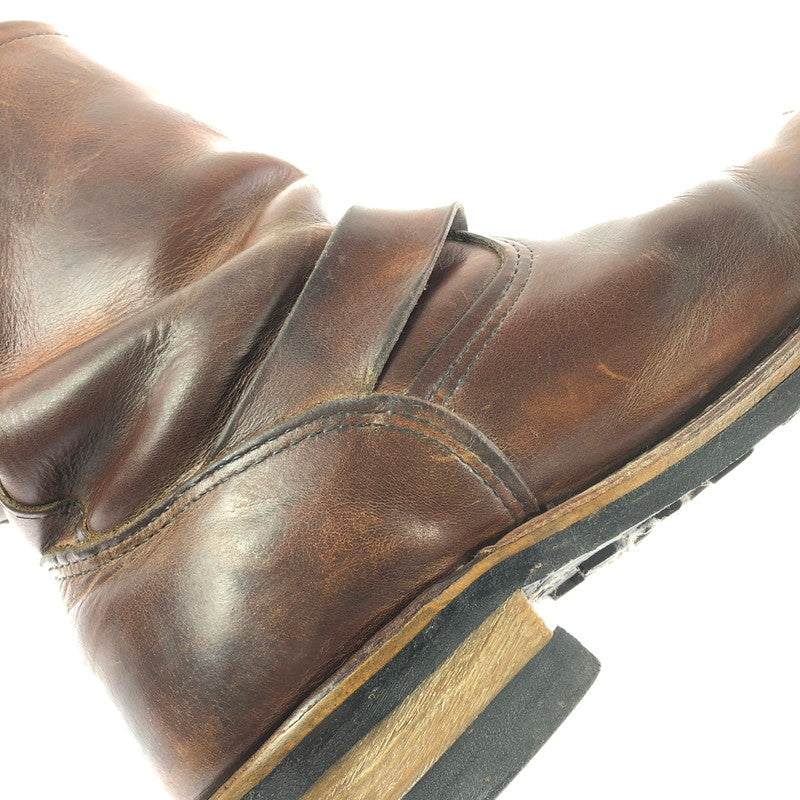 【現状渡し品】【メンズ】 RED WING レッドウィング ENGINEER BOOTS 2972 エンジニアブーツ 靴 164-260605-na-20-tagh サイズ：US 8 1/2 カラー：ブラウン系 万代Net店