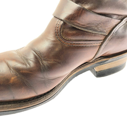 【現状渡し品】【メンズ】 RED WING レッドウィング ENGINEER BOOTS 2972 エンジニアブーツ 靴 164-260605-na-20-tagh サイズ：US 8 1/2 カラー：ブラウン系 万代Net店