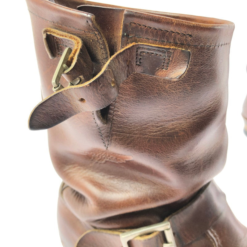 【現状渡し品】【メンズ】 RED WING レッドウィング ENGINEER BOOTS 2972 エンジニアブーツ 靴 164-260605-na-20-tagh サイズ：US 8 1/2 カラー：ブラウン系 万代Net店