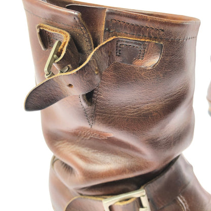 【現状渡し品】【メンズ】 RED WING レッドウィング ENGINEER BOOTS 2972 エンジニアブーツ 靴 164-260605-na-20-tagh サイズ：US 8 1/2 カラー：ブラウン系 万代Net店