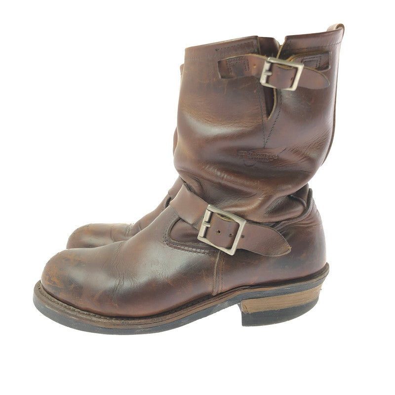 【現状渡し品】【メンズ】 RED WING レッドウィング ENGINEER BOOTS 2972 エンジニアブーツ 靴 164-260605-na-20-tagh サイズ：US 8 1/2 カラー：ブラウン系 万代Net店