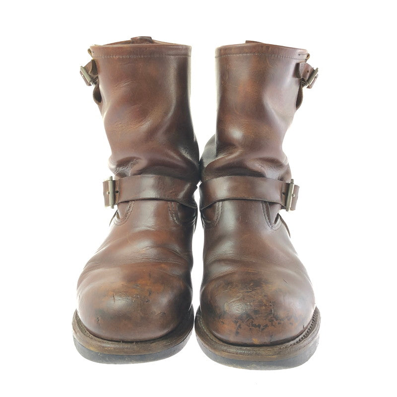 【現状渡し品】【メンズ】 RED WING レッドウィング ENGINEER BOOTS 2972 エンジニアブーツ 靴 164-260605-na-20-tagh サイズ：US 8 1/2 カラー：ブラウン系 万代Net店