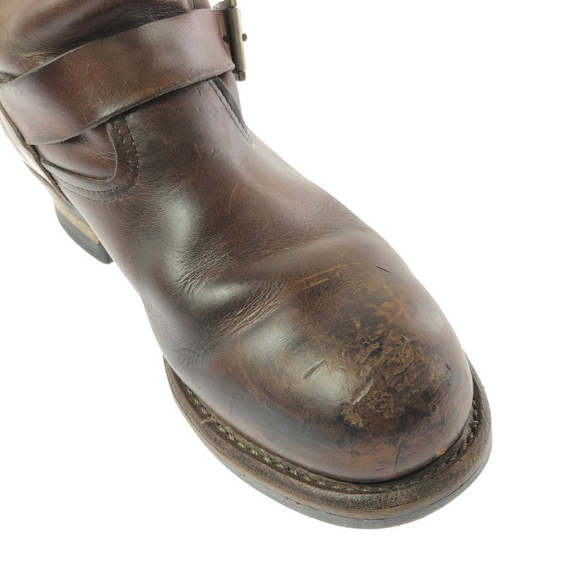 【現状渡し品】【メンズ】 RED WING レッドウィング ENGINEER BOOTS 2972 エンジニアブーツ 靴 164-260605-na-20-tagh サイズ：US 8 1/2 カラー：ブラウン系 万代Net店