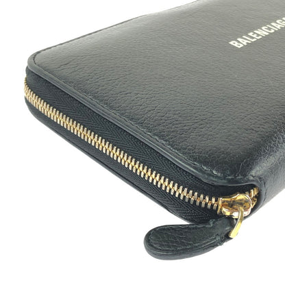 【中古品】 BALENCIAGA バレンシアガ CASH CONTINENTAL WALLET 594290 キャッシュ コンチネンタル ウォレット 長財布 200-260515-ty-03-tagh カラー：ブラック 万代Net店