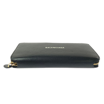 【中古品】 BALENCIAGA バレンシアガ CASH CONTINENTAL WALLET 594290 キャッシュ コンチネンタル ウォレット 長財布 200-260515-ty-03-tagh カラー：ブラック 万代Net店