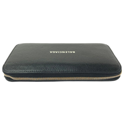 【中古品】 BALENCIAGA バレンシアガ CASH CONTINENTAL WALLET 594290 キャッシュ コンチネンタル ウォレット 長財布 200-260515-ty-03-tagh カラー：ブラック 万代Net店