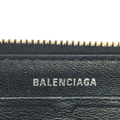【中古品】 BALENCIAGA バレンシアガ CASH CONTINENTAL WALLET 594290 キャッシュ コンチネンタル ウォレット 長財布 200-260515-ty-03-tagh カラー：ブラック 万代Net店