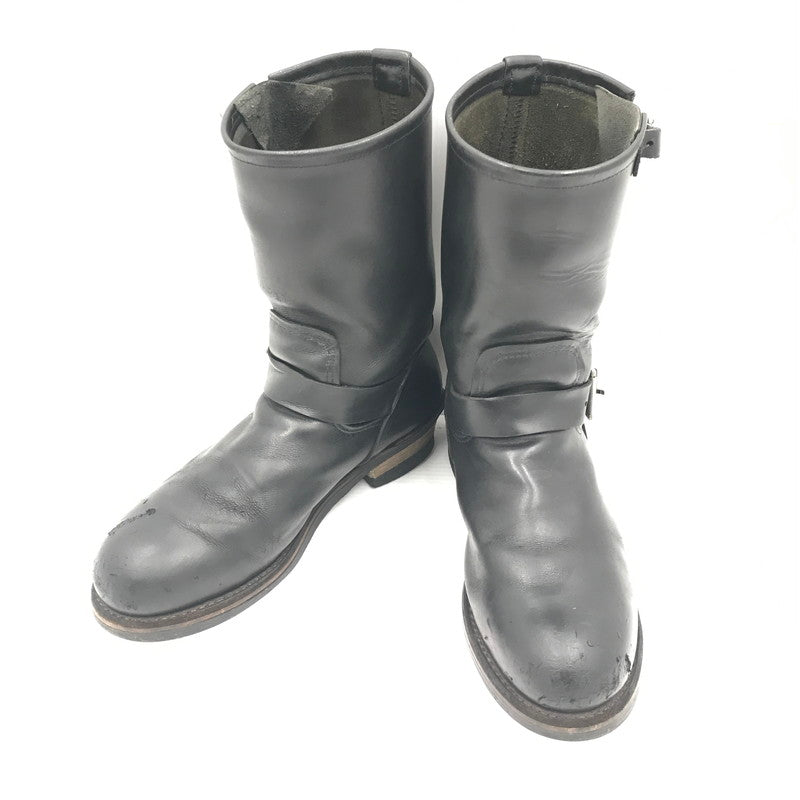 【中古品】【メンズ】 RED WING レッドウィング ENGINEER BOOTS BLACK 2268 PT99 USA製 エンジニア ブーツ 靴 164-260816-rt-02-tagh サイズ：US9.5 カラー：ブラック 万代Net店