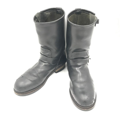【中古品】【メンズ】 RED WING レッドウィング ENGINEER BOOTS BLACK 2268 PT99 USA製 エンジニア ブーツ 靴 164-260816-rt-02-tagh サイズ：US9.5 カラー：ブラック 万代Net店