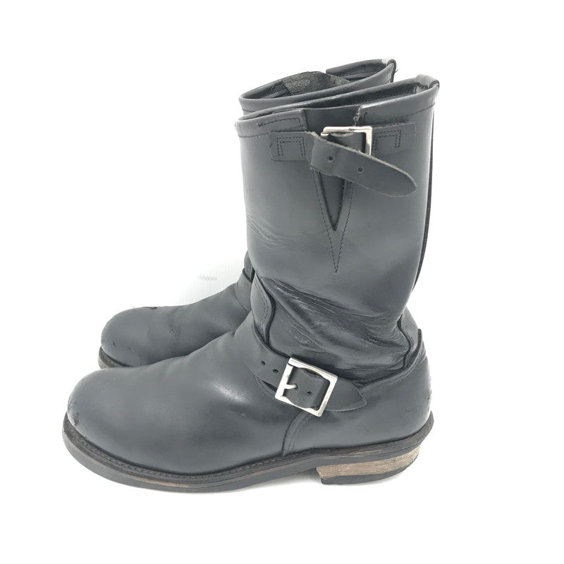 【中古品】【メンズ】 RED WING レッドウィング ENGINEER BOOTS BLACK 2268 PT99 USA製 エンジニア ブーツ 靴 164-260816-rt-02-tagh サイズ：US9.5 カラー：ブラック 万代Net店