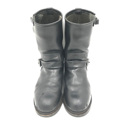 【中古品】【メンズ】 RED WING レッドウィング ENGINEER BOOTS BLACK 2268 PT99 USA製 エンジニア ブーツ 靴 164-260816-rt-02-tagh サイズ：US9.5 カラー：ブラック 万代Net店