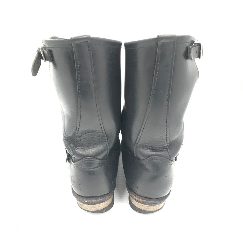 【中古品】【メンズ】 RED WING レッドウィング ENGINEER BOOTS BLACK 2268 PT99 USA製 エンジニア ブーツ 靴 164-260816-rt-02-tagh サイズ：US9.5 カラー：ブラック 万代Net店