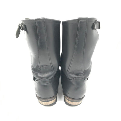 【中古品】【メンズ】 RED WING レッドウィング ENGINEER BOOTS BLACK 2268 PT99 USA製 エンジニア ブーツ 靴 164-260816-rt-02-tagh サイズ：US9.5 カラー：ブラック 万代Net店