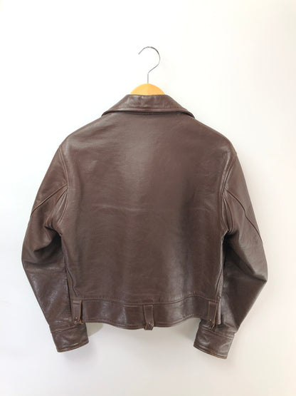 【現状渡し品】【メンズ】 TOYS MCCOYトイズマッコイ MCHILL LEATHERS SINGLE RIDERS JACKET 10128354 マックヒルレザー シングル ライダースジャケット アウター 145-260525-ki-03-tagh サイズ：40 カラー：ブラウン 万代Net店