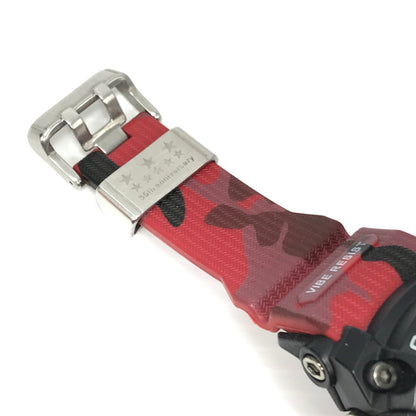 【中古品】【メンズ】 CACIO G-SHOCK ジーショック GWG-1000-1A3JF MASTER OF G - LAND MUDMASTER マッドマスター 電波ソーラー腕時計 時計 196-260522-ki-14-tagh カラー：ブラック/レッド 万代Net店