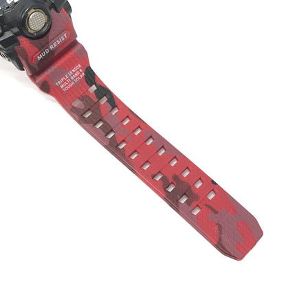 【中古品】【メンズ】 CACIO G-SHOCK ジーショック GWG-1000-1A3JF MASTER OF G - LAND MUDMASTER マッドマスター 電波ソーラー腕時計 時計 196-260522-ki-14-tagh カラー：ブラック/レッド 万代Net店
