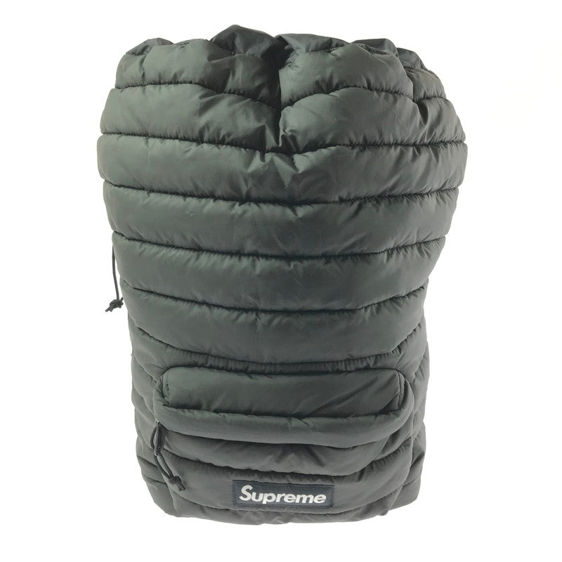 【現状渡し品】【メンズ】 SUPREME シュプリーム 22FW PUFFER BACKPACK パファー バックパック カバン 188-260609-na-06-tagh カラー：ブラック 万代Net店