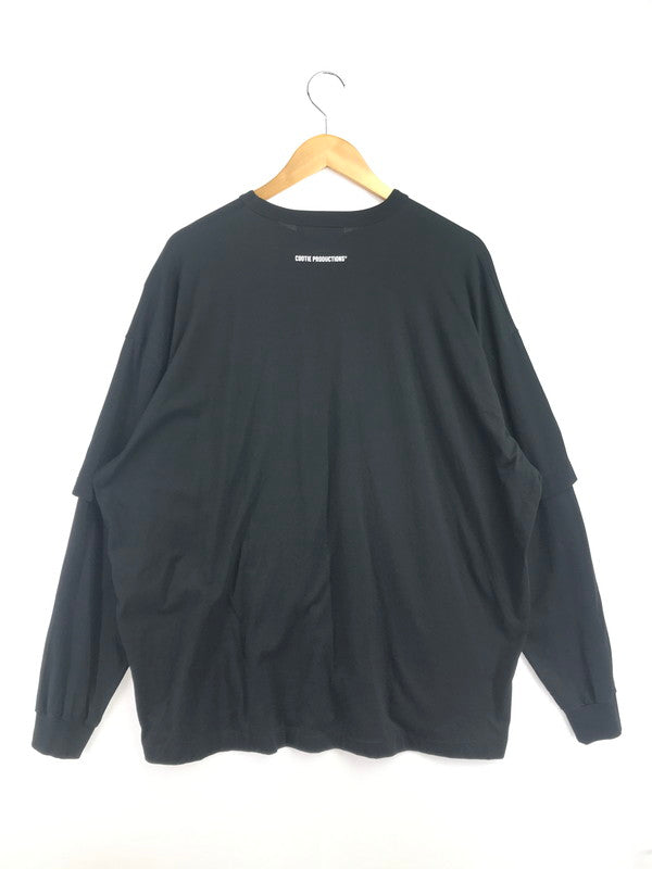 【中古品】【メンズ】 COOTIE PRODUCTIONS クーティー SUPIMA OVERSIZED CELLIE L/S TEE スーピマ オーバーサイズ セリー 長袖Tシャツ トップス 142-260604-rt-30-tagh サイズ：M カラー：ブラック 万代Net店