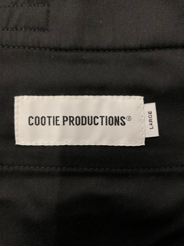 【中古品】【メンズ】 COOTIE PRODUCTIONS クーティー WIDE EASY TROUSERS ワイド イージー トウラザー ボトムス 153-260524-rt-23-tagh サイズ：L カラー：ブラック 万代Net店
