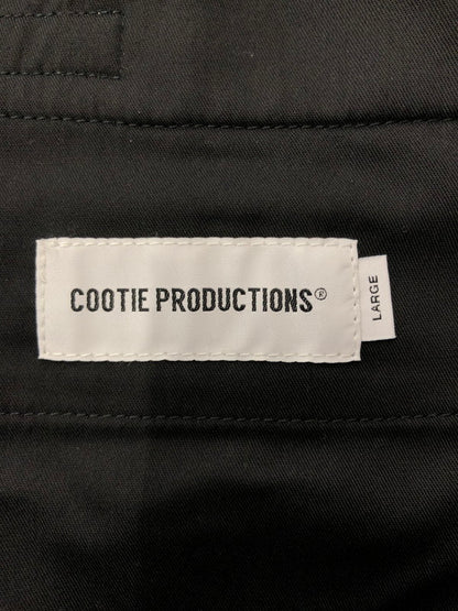 【中古品】【メンズ】 COOTIE PRODUCTIONS クーティー WIDE EASY TROUSERS ワイド イージー トウラザー ボトムス 153-260524-rt-23-tagh サイズ：L カラー：ブラック 万代Net店