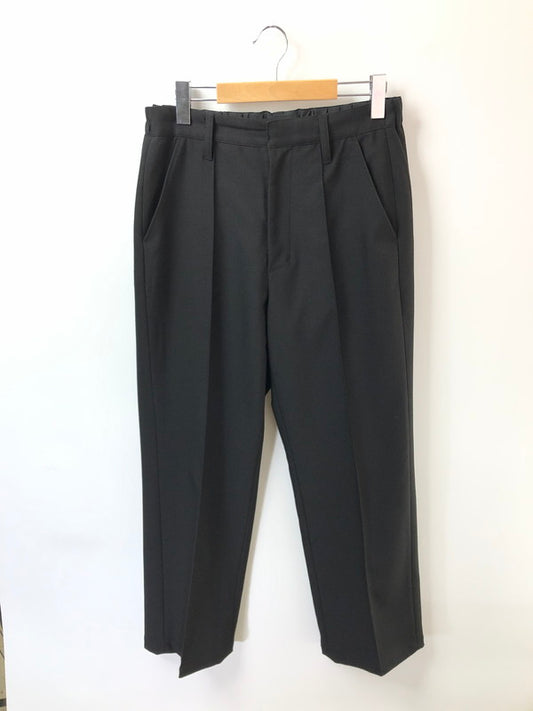 【中古品】【メンズ】 DELUXE デラックス ZOOT STRAIGHT-LEG PINTUCK PANTS 24AD4242 ストレートピンタックパンツ 153-260524-rt-22-tagh サイズ：L カラー：ブラック 万代Net店