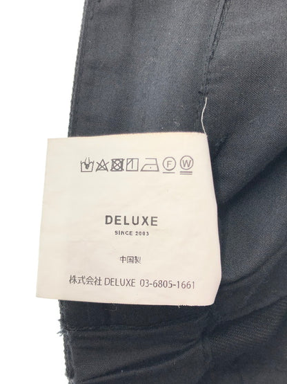 【中古品】【メンズ】 DELUXE デラックス ZOOT STRAIGHT-LEG PINTUCK PANTS 24AD4242 ストレートピンタックパンツ 153-260524-rt-22-tagh サイズ：L カラー：ブラック 万代Net店