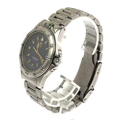 【中古品】 TAG HEUER タグホイヤー PROFESSIONAL WF1113-K0 ネイビー文字盤 アナログ クォーツ 腕時計 197-260515-ty-07-tagh カラー：シルバー 万代Net店
