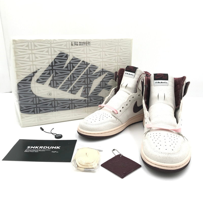 【中古品】【メンズ】 NIKE×A MA MANIERE ナイキ×アママニエール AIR JORDAN 1 RETRO HIGH OG DO7097-100 エアジョーダン 1 レトロハイ OG スニーカー シューズ 靴 160-260521-ki-01-tagh サイズ：28cm US10 カラー：SAIL AND BURGUNDY 万代Net店