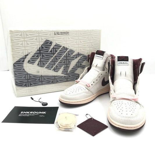【中古品】【メンズ】 NIKE×A MA MANIERE ナイキ×アママニエール AIR JORDAN 1 RETRO HIGH OG DO7097-100 エアジョーダン 1 レトロハイ OG スニーカー シューズ 靴 160-260521-ki-01-tagh サイズ：28cm US10 カラー：SAIL AND BURGUNDY 万代Net店