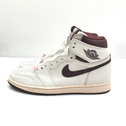 【中古品】【メンズ】 NIKE×A MA MANIERE ナイキ×アママニエール AIR JORDAN 1 RETRO HIGH OG DO7097-100 エアジョーダン 1 レトロハイ OG スニーカー シューズ 靴 160-260521-ki-01-tagh サイズ：28cm US10 カラー：SAIL AND BURGUNDY 万代Net店