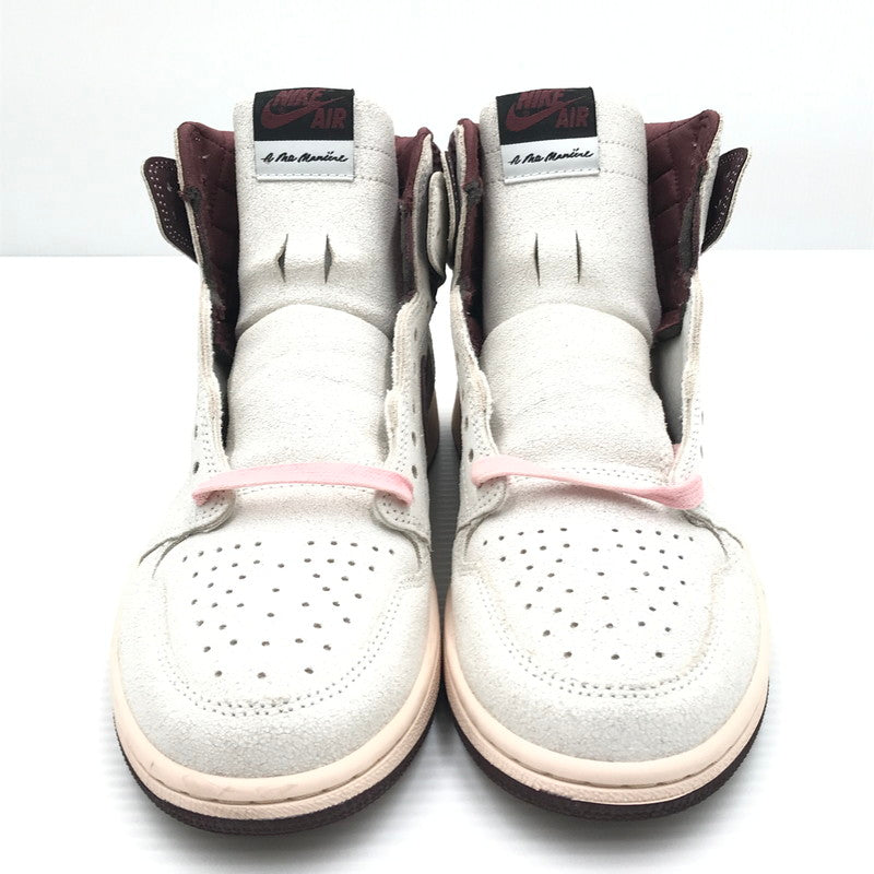 【中古品】【メンズ】 NIKE×A MA MANIERE ナイキ×アママニエール AIR JORDAN 1 RETRO HIGH OG DO7097-100 エアジョーダン 1 レトロハイ OG スニーカー シューズ 靴 160-260521-ki-01-tagh サイズ：28cm US10 カラー：SAIL AND BURGUNDY 万代Net店