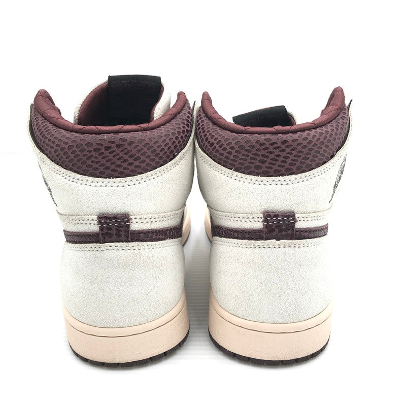 【中古品】【メンズ】 NIKE×A MA MANIERE ナイキ×アママニエール AIR JORDAN 1 RETRO HIGH OG DO7097-100 エアジョーダン 1 レトロハイ OG スニーカー シューズ 靴 160-260521-ki-01-tagh サイズ：28cm US10 カラー：SAIL AND BURGUNDY 万代Net店