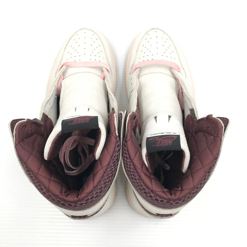 【中古品】【メンズ】 NIKE×A MA MANIERE ナイキ×アママニエール AIR JORDAN 1 RETRO HIGH OG DO7097-100 エアジョーダン 1 レトロハイ OG スニーカー シューズ 靴 160-260521-ki-01-tagh サイズ：28cm US10 カラー：SAIL AND BURGUNDY 万代Net店