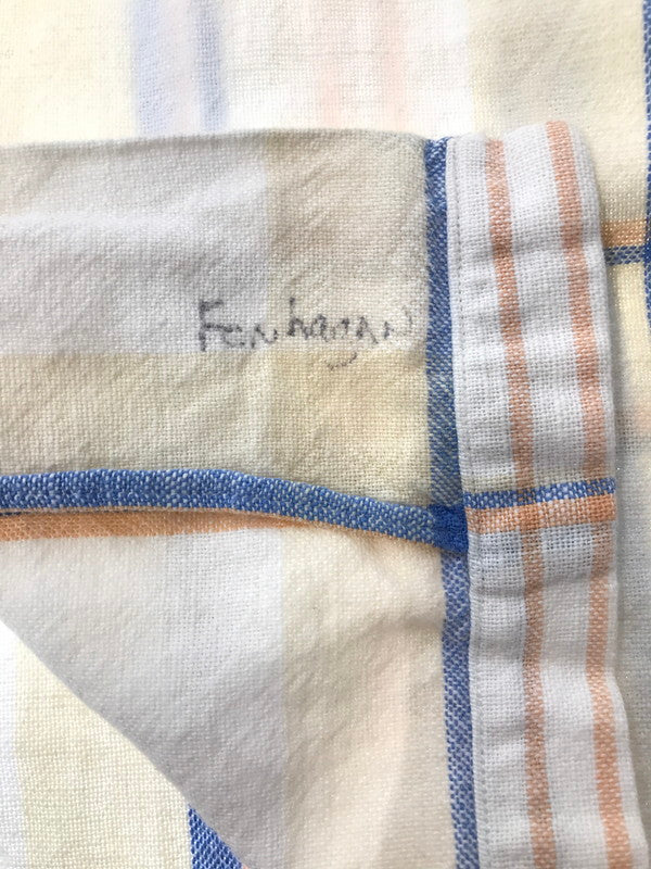 【中古品】【メンズ】 POLO RALPH LAUREN ポロ ラルフローレン 90'S S/S OPEN COLLAR CHECK SHIRT 90年代 オープンカラー チェックシャツ 半袖シャツ 146-260520-na-23-tagh サイズ：XL カラー：マルチカラー 万代Net店