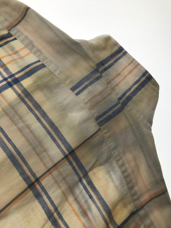 【中古品】【メンズ】 POLO RALPH LAUREN ポロ ラルフローレン 90'S S/S OPEN COLLAR CHECK SHIRT 90年代 オープンカラー チェックシャツ 半袖シャツ 146-260520-na-23-tagh サイズ：XL カラー：マルチカラー 万代Net店