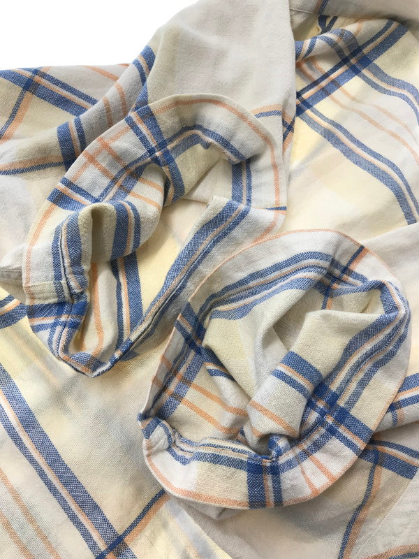 【中古品】【メンズ】 POLO RALPH LAUREN ポロ ラルフローレン 90'S S/S OPEN COLLAR CHECK SHIRT 90年代 オープンカラー チェックシャツ 半袖シャツ 146-260520-na-23-tagh サイズ：XL カラー：マルチカラー 万代Net店