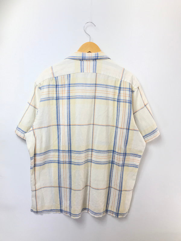 【中古品】【メンズ】 POLO RALPH LAUREN ポロ ラルフローレン 90'S S/S OPEN COLLAR CHECK SHIRT 90年代 オープンカラー チェックシャツ 半袖シャツ 146-260520-na-23-tagh サイズ：XL カラー：マルチカラー 万代Net店