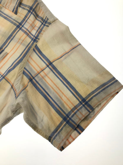 【中古品】【メンズ】 POLO RALPH LAUREN ポロ ラルフローレン 90'S S/S OPEN COLLAR CHECK SHIRT 90年代 オープンカラー チェックシャツ 半袖シャツ 146-260520-na-23-tagh サイズ：XL カラー：マルチカラー 万代Net店