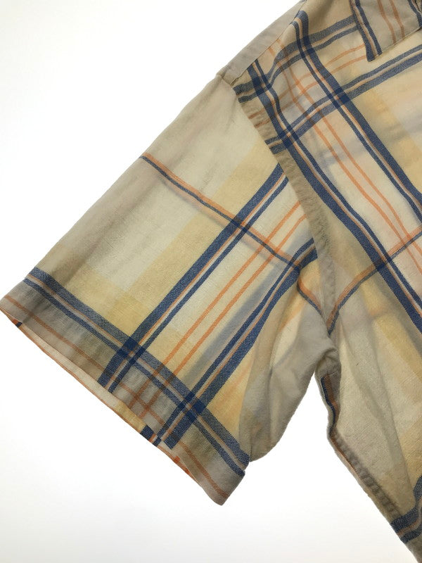 【中古品】【メンズ】 POLO RALPH LAUREN ポロ ラルフローレン 90'S S/S OPEN COLLAR CHECK SHIRT 90年代 オープンカラー チェックシャツ 半袖シャツ 146-260520-na-23-tagh サイズ：XL カラー：マルチカラー 万代Net店