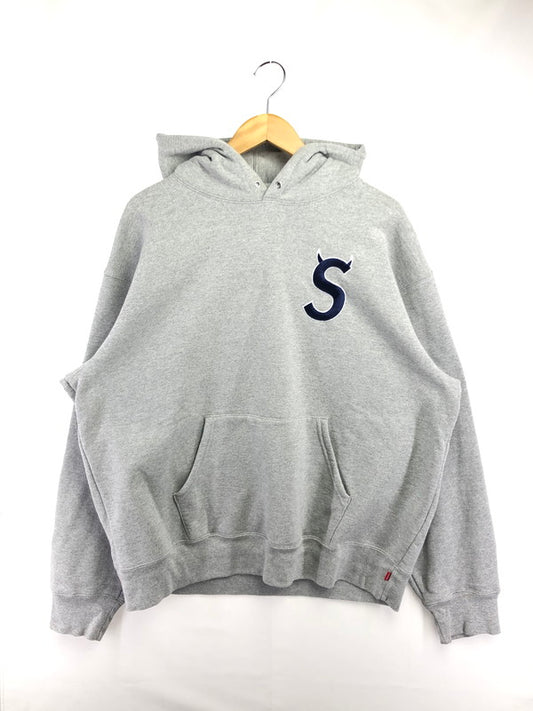 【中古品】【メンズ】 SUPREME シュプリーム 22AW S LOGO HOODED SWEATSHIRT S ロゴ フーディー スウェットシャツ パーカー 149-260527-na-02-tagh サイズ：XL カラー：HEATHER GRAY 万代Net店