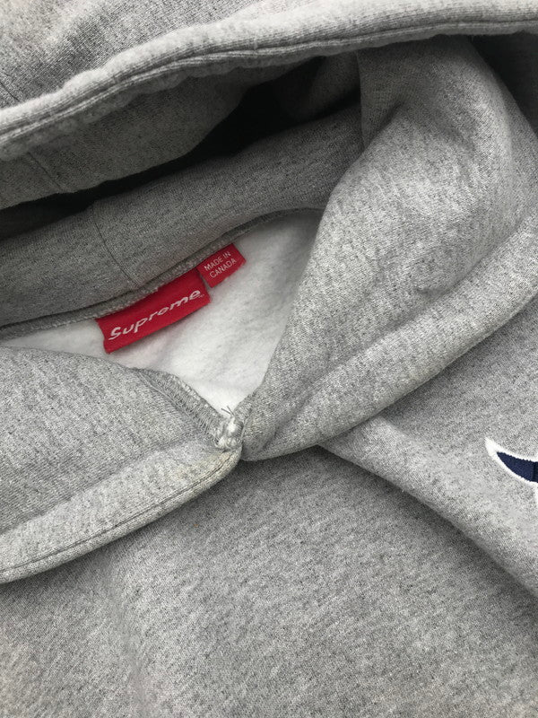 【中古品】【メンズ】 SUPREME シュプリーム 22AW S LOGO HOODED SWEATSHIRT S ロゴ フーディー スウェットシャツ パーカー 149-260527-na-02-tagh サイズ：XL カラー：HEATHER GRAY 万代Net店
